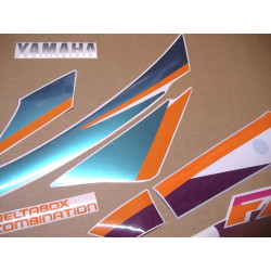 YAMAHA FZR 1000 1994 WHITE/GREEN/PURPLE ADHESIVOS (Producto compatible)