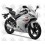 YAMAHA YZF-R125 Year 2010 WHITE Stickers (Compatible Product)