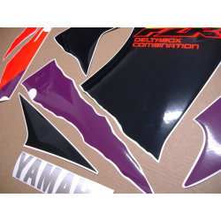 YAMAHA FZR 600 year1995 -WHITE/PURPLE/RED AUFKLEBER (Kompatibles Produkt)