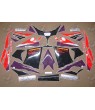 YAMAHA FZR 600 year1995 -WHITE/PURPLE/RED STICKERS (Compatible Product)