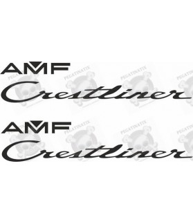 AMF Crestliner Boat AUFKLEBER (Kompatibles Produkt)