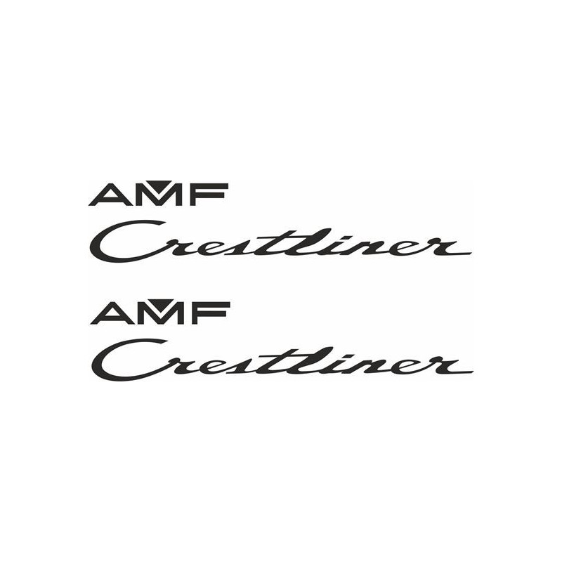 AMF Crestliner Boat AUFKLEBER  (Kompatibles Produkt)