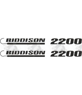 Biddison 2200 Boat AUFKLEBER (Kompatibles Produkt)