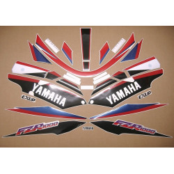 YAMAHA FZR 1000 1995 - WHITE/BLUE/RED ADESIVOS (Produto compatível)