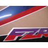 YAMAHA FZR 1000 1995 - WHITE/BLUE/RED ADESIVI (Prodotto compatibile)