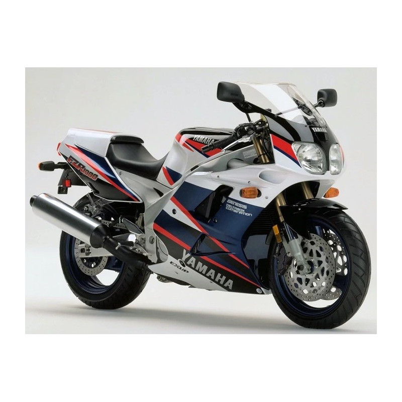 YAMAHA FZR 1000 1995 - WHITE/BLUE/RED ADESIVOS (Produto compatível)