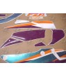 YAMAHA FZR 600 1994 WHITE/GREEN/PURPLE STICKERS (Compatible Product)