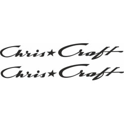 Chris Craft Boat AUFKLEBER  (Kompatibles Produkt)