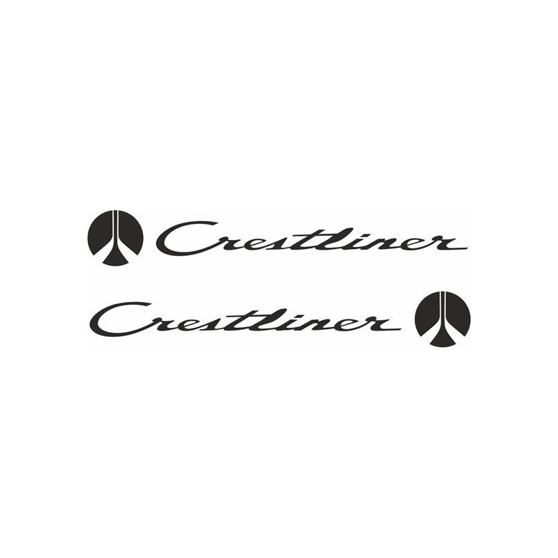 Crestliner Boat AUFKLEBER  (Kompatibles Produkt)