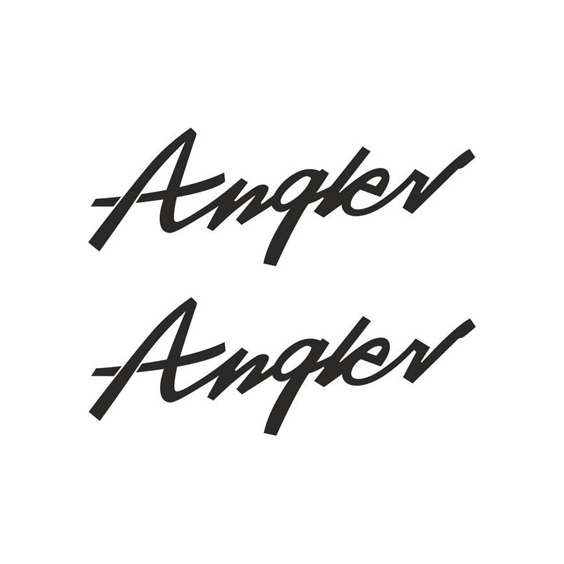 Angler Boat DECALS (Compatible Product)