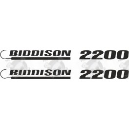 Biddison 2200 Boat ADESIVI (Prodotto compatibile)