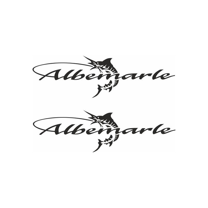Albemarle Boat AUFKLEBER  (Kompatibles Produkt)