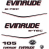 Evinrude 105HP Boat AUTOCOLLANT  (Produit compatible)