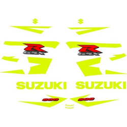SUZUKI GSX-R 600 K4 FLUOR YEAR 2004-2005 AUFKLEBER (Kompatibles Produkt)