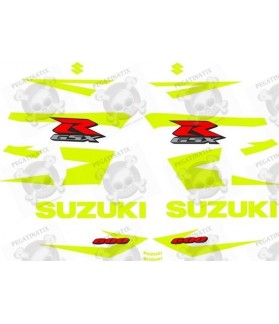 SUZUKI GSX-R 600 K4 FLUOR YEAR 2004-2005 STICKERS (Compatible Product)