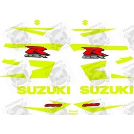 SUZUKI GSX-R 600 K4 FLUOR YEAR 2004-2005 STICKERS (Compatible Product)