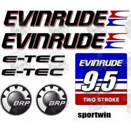 Evinrude 9.5HP E-tec Boat (Compatible Product)