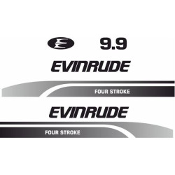 Evinrude 9.9HP Four Boat Adhesivo (Producto compatible)