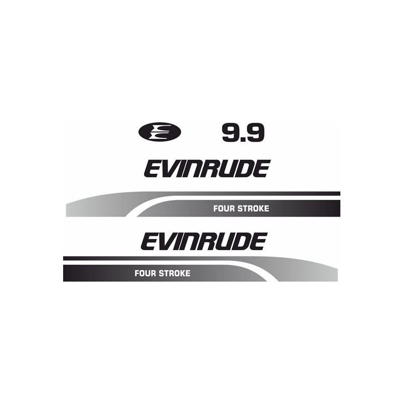 Evinrude 9.9HP Four Boat ADESIVOS  (Produto compatível)