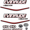 Evinrude 90HP E-tec Boat ADESIVOS  (Produto compatível)