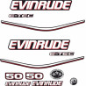 Evinrude 9.9HP Two Boat DECALS (Compatible Product)