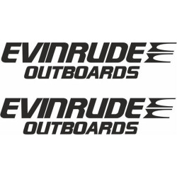 Evinrude Boat DECALS (Compatible Product)