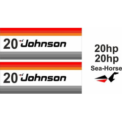 Johnson 150hp Boat ADESIVOS  (Produto compatível)