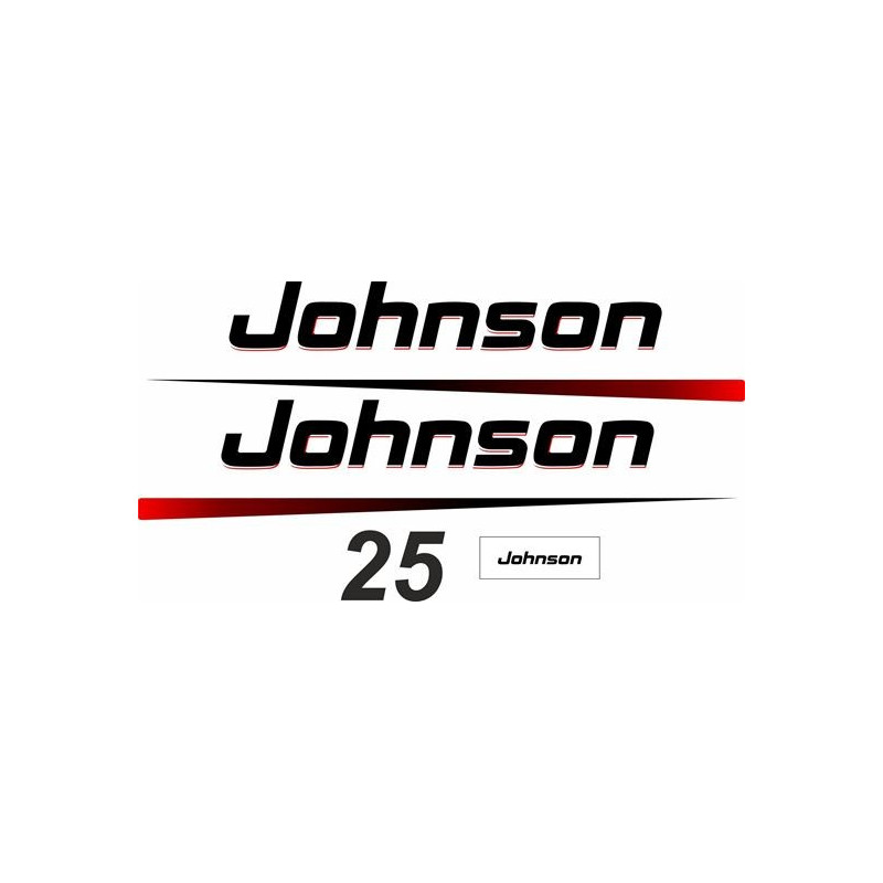 Johnson 25 Boat AUFKLEBER  (Kompatibles Produkt)