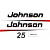 Johnson 25 Boat AUTOCOLLANT  (Produit compatible)
