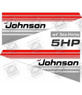 Johnson 5HP Sea Horse AUFKLEBER (Kompatibles Produkt)