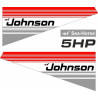 Johnson 5HP Sea Horse AUFKLEBER  (Kompatibles Produkt)