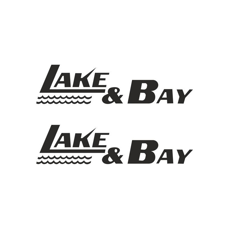 Lake & Bay Boat ADESIVOS  (Produto compatível)