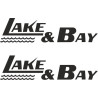 Lake & Bay Boat DECALS (Compatible Product)