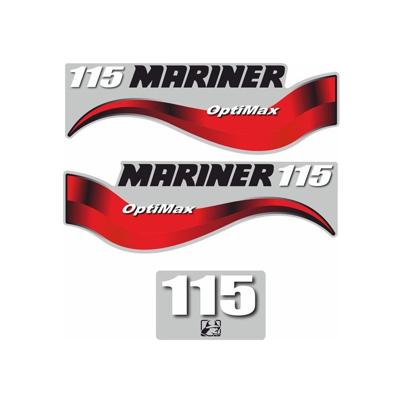 Mariner 115 Boat Adhesivo (Producto compatible)
