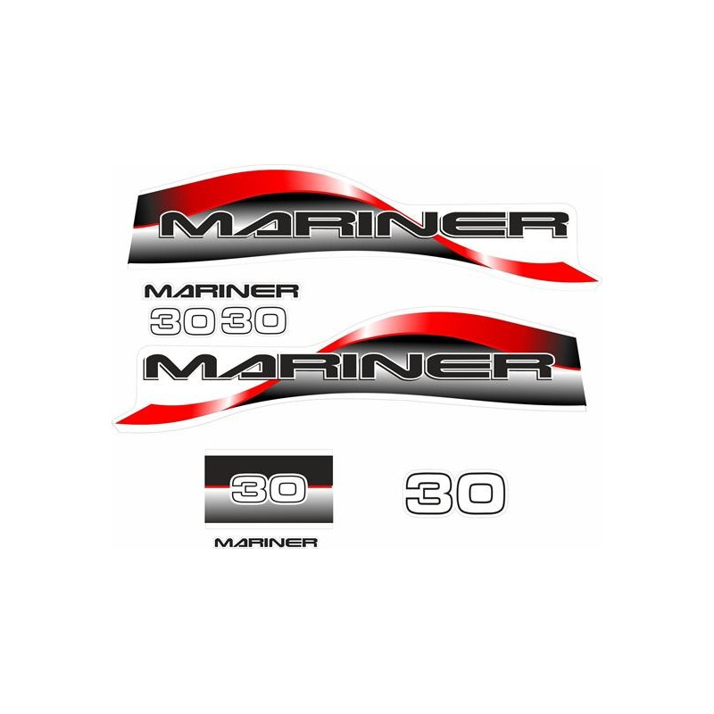 Mariner 30 Boat ADESIVOS  (Produto compatível)