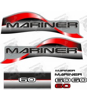 Mariner 60 replacement Engine Boat AUFKLEBER (Kompatibles Produkt)
