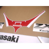 KAWASAKI ZXR 750 1990 GREEN/RED/WHITE DECALS (Compatible Product)
