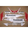 KAWASAKI ZXR 750 1990 GREEN/RED/WHITE STICKERS (Compatible Product)