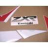 KAWASAKI ZXR 750 1990 GREEN/RED/WHITE DECALS (Compatible Product)