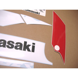 KAWASAKI ZXR 750 1990 GREEN/RED/WHITE DECALS (Compatible Product)