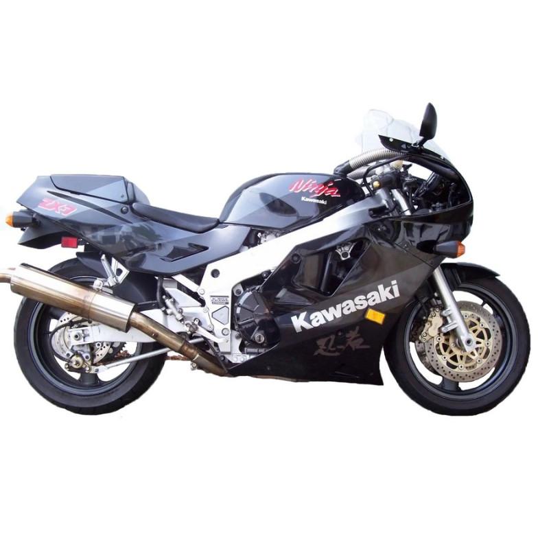 KAWASAKI ZXR 750 1990 BLACK/GREY AUFKLEBER (Kompatibles Produkt)