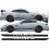 Jaguar XKR-S side Stripes STICKER (Compatible Product)