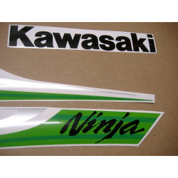 KAWASAKI ZX-6R YEAR 2010 green adesivos (Produto compatível)