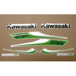 KAWASAKI ZX-6R YEAR 2010 green adesivos (Produto compatível)