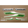 KAWASAKI ZX-6R YEAR 2010 green adesivi (Prodotto compatibile)