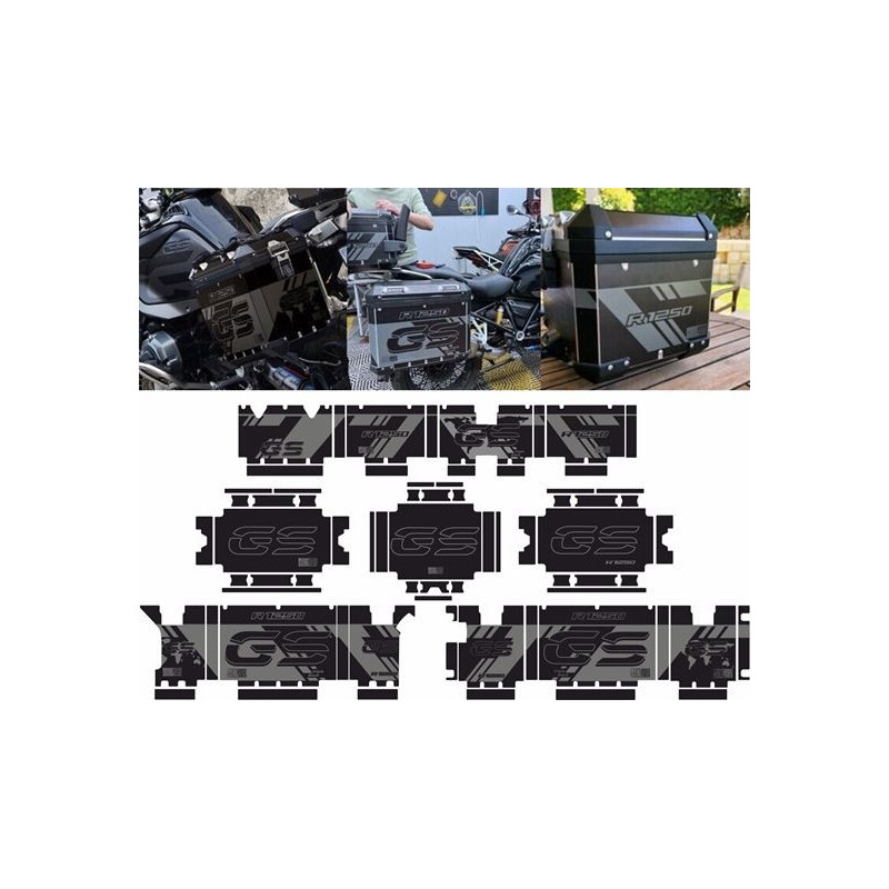 BMW R1250 GS Adventure LC Pannier Stickers (Compatible Product)
