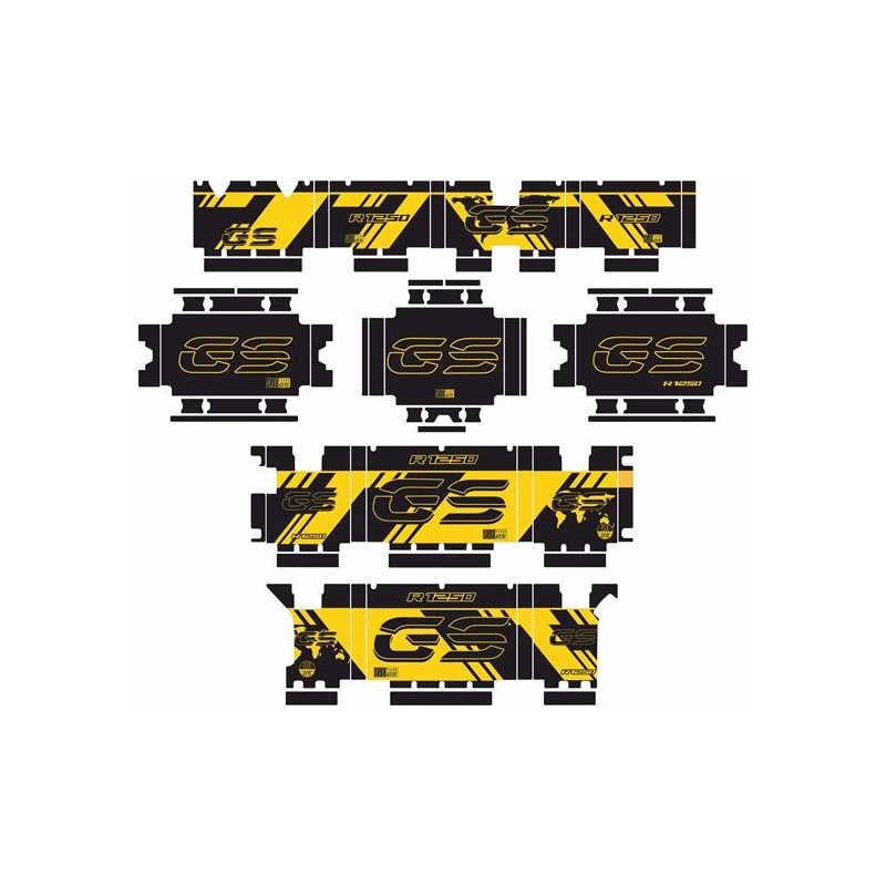 BMW R1250 GS Adventure LC Pannier AUTOCOLLANT (Produit compatible)