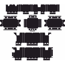 BMW R1250 GS Adventure LC Pannier ADESIVI (Prodotto compatibile)