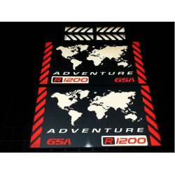 BMW GS Touratech Reflective Panner Decal AUTOCOLLANT (Produit compatible)