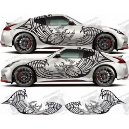 Nissan 350Z / 370Z Nismo side Stripes STICKERS (Compatible Product)